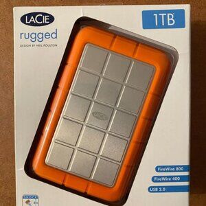 LaCie Rugged 1TB External Hard Drive